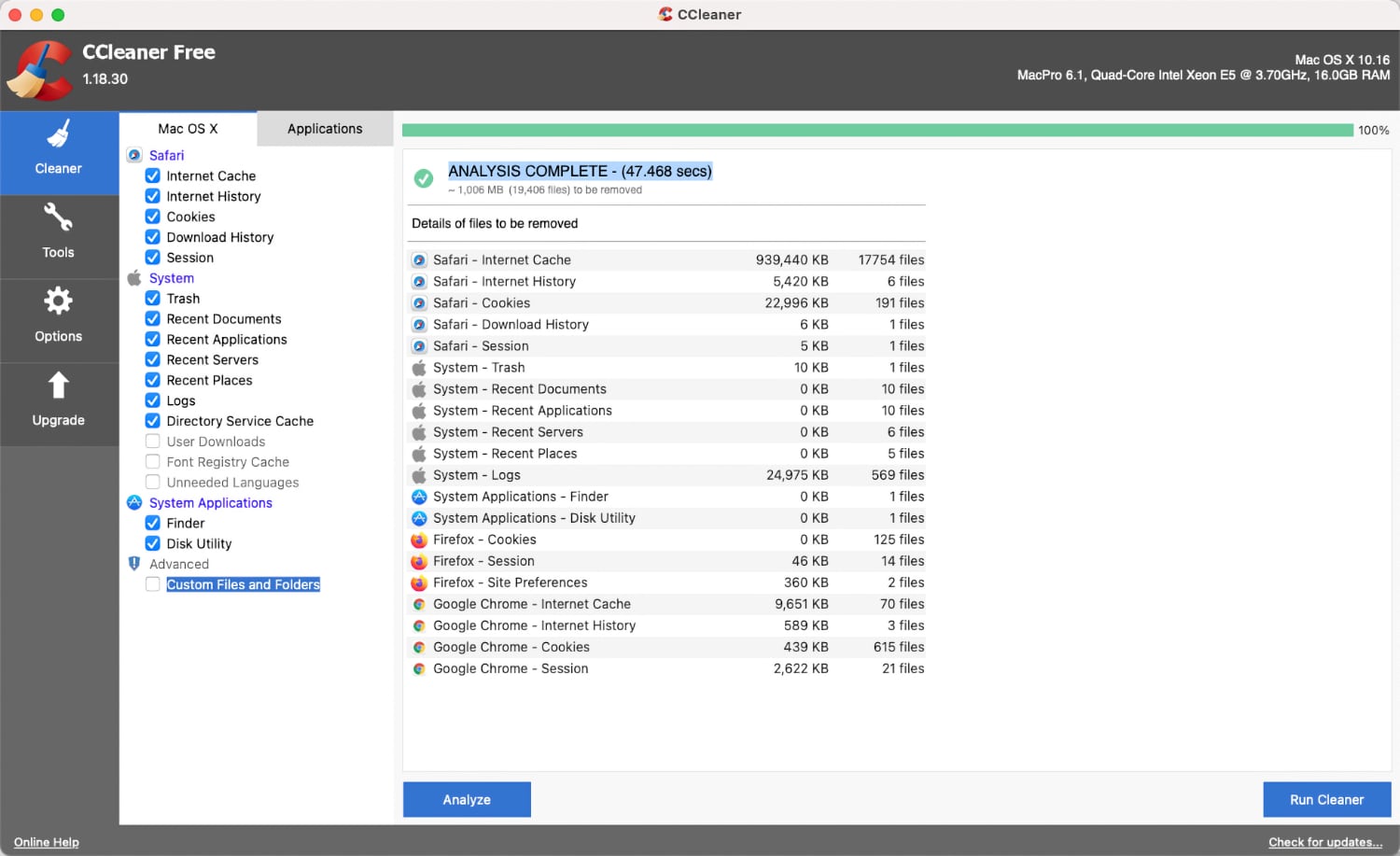 ccleaner recommended for mac